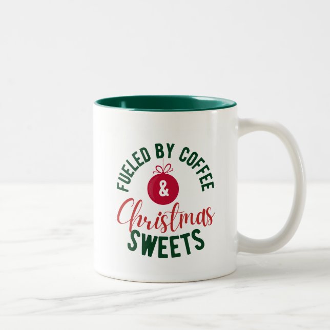 Fuelled by Coffee & Christmas Sweets: Holiday Mug (Right)