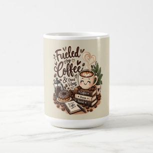 Fuelled by Coffee & Good Vibes – Cute Coffee Lover Mug