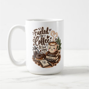 Fuelled by Coffee & Good Vibes – Cute Coffee Lover Mug