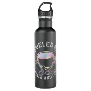 Fuelled By Crystals And Coffee I Spiritual Chakra  710 Ml Water Bottle
