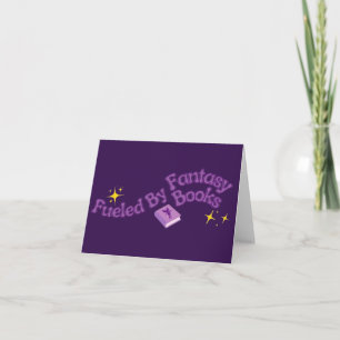 Fuelled By Fantasy Books Thank You Card