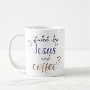 Fuelled by Jesus and coffee Mug
