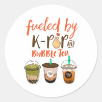 Fuelled By K-Pop and Bubble Tea Funny Boba Lover