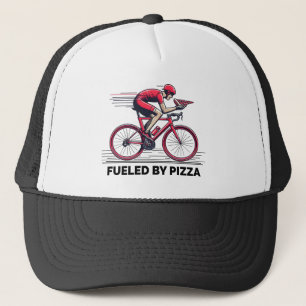 Fuelled By Pizza Cyclist Trucker Hat
