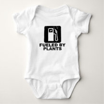 Fuelled By Plants Grunge -black design-