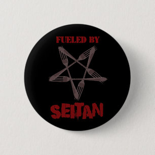 Fuelled by Seitan 2 Inch Round Button