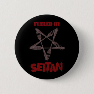 Fuelled by Seitan 2 Inch Round Button