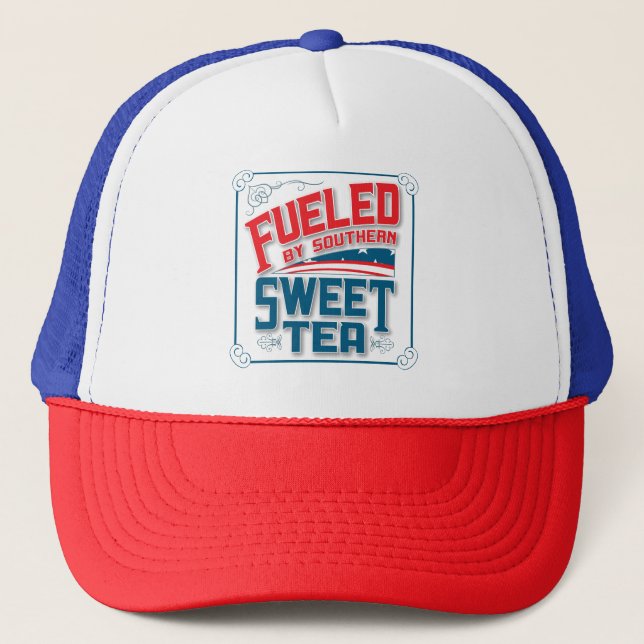 Fuelled by Southern Sweet Tea Trucker Hat (Front)