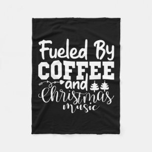 Fuelled Elf Xmas Matching Christmas Family Pajama Fleece Blanket