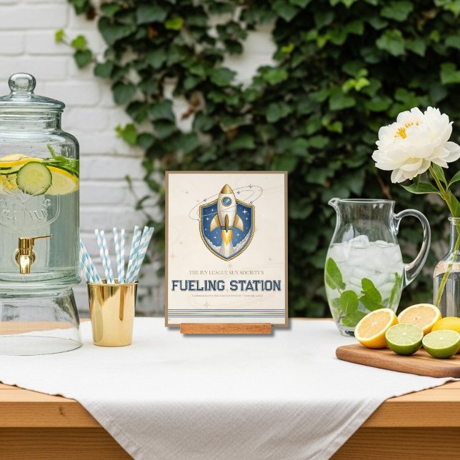 Fuelling Station Sign Space Birthday  (Fueling Station Sign Space Birthday)
