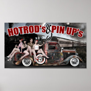 FuelPhoto - Hot Rod's & Pin Up's Poster