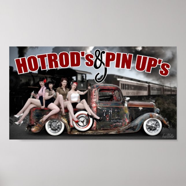 FuelPhoto - Hot Rod's & Pin Up's Poster (Front)