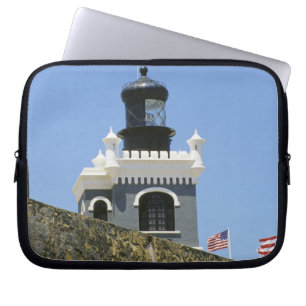 Fuerte San Felipe del Morro's grey castellated Laptop Sleeve