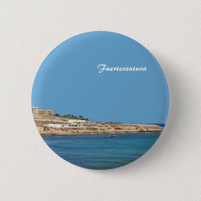 Fuerteventura 2 Inch Round Button (Front)