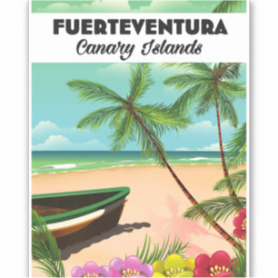 Fuerteventura Canary Islands Holiday postcard.