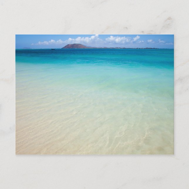 Fuerteventura, Corralejo flag carte postale Plage (Devant)
