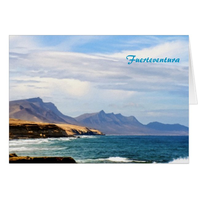 Fuerteventura, effet peinture (Devant horizontal)