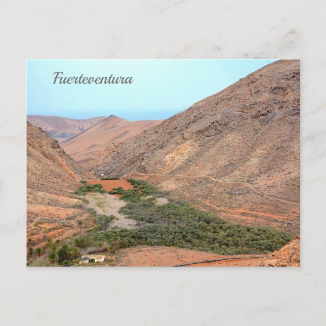 Fuerteventura mountains postcard (Front)