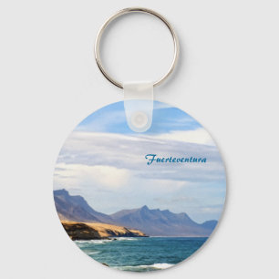 Fuerteventura Ocean Coast Travel Art Keychain
