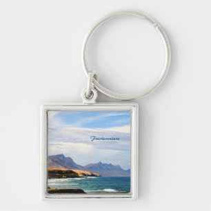 Fuerteventura Ocean Coast Travel Art Keychain