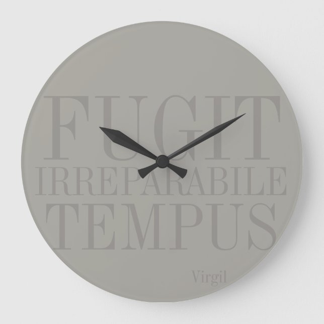 Fugit Irreparabile Tempus clock (Front)