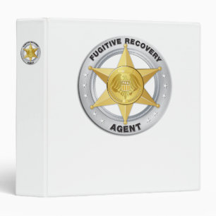 FUGITIVE RECOVERY AGENT BADGE BINDER