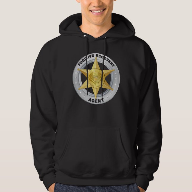 FUGITIVE RECOVERY AGENT BADGE HOODIE (Front)