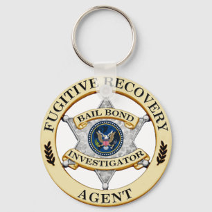 Fugitive Recovery Agent Keychain