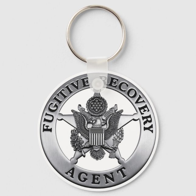 FUGITIVE RECOVERY AGENT KEYCHAIN (Front)