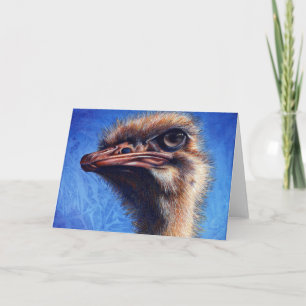 Fugley Ostrich Greeting Card