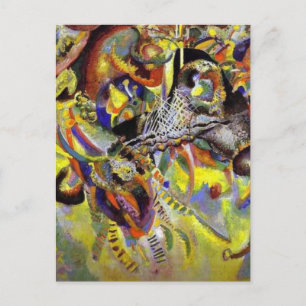 Fugue Abstract Painting by Kandinsky Postcard