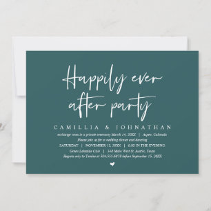 Fuite de mariage, invitation à la fête pour toujou