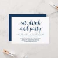 Fuite de mariage, invitation à manger, boire et fa