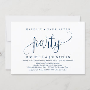 Fuite de mariage, invitation pour la fête de pour 