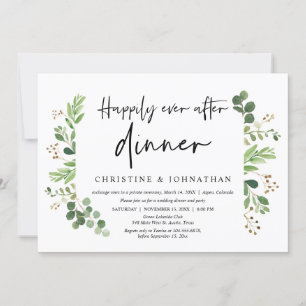 Fuite de mariage, invitation pour le dîner de bonh