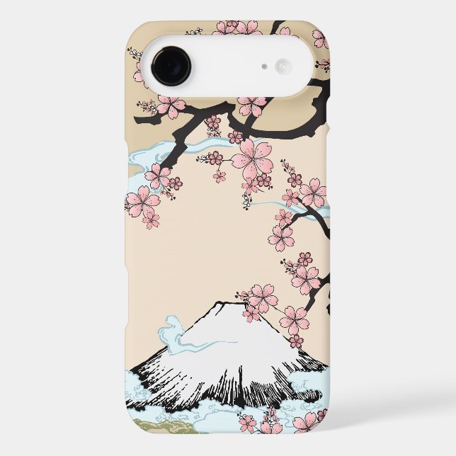 Fuji and Sakura - Japanese Design iPhone 6 case (Back)
