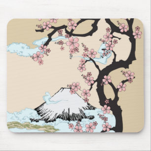 Fuji and Sakura Mouse Pad