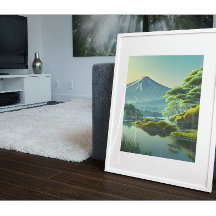 Fuji From Tago Bay - Japanese Landscape Wallart
