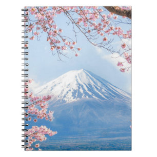 Fuji Mountain   Kawaguchiko Lake   Spring In Japan Notebook