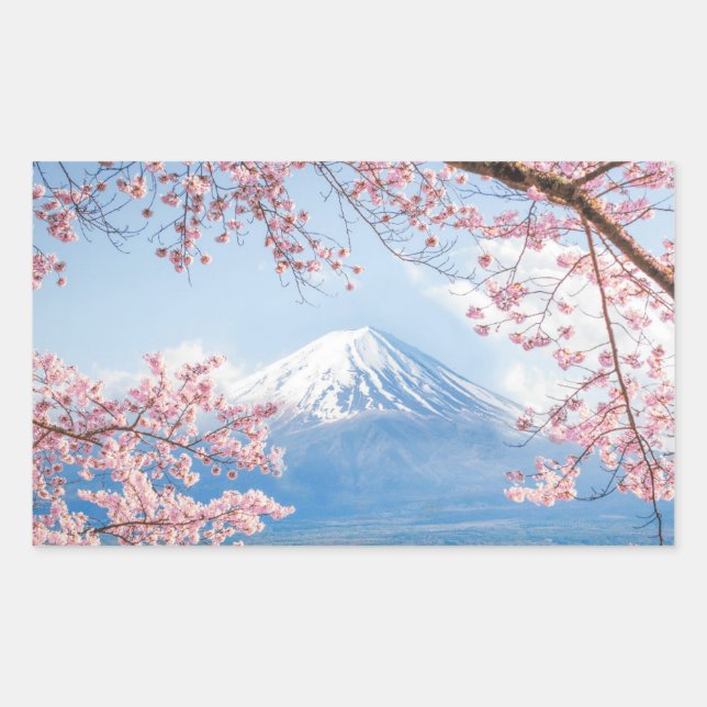 Fuji Mountain | Kawaguchiko Lake | Spring In Japan Sticker (Front)