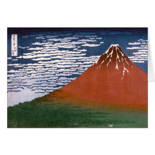 Fuji rouge, Aka Fujiyama Volcan Katsushika Hokusai