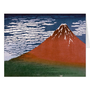 Fuji rouge, Aka Fujiyama Volcan Katsushika Hokusai