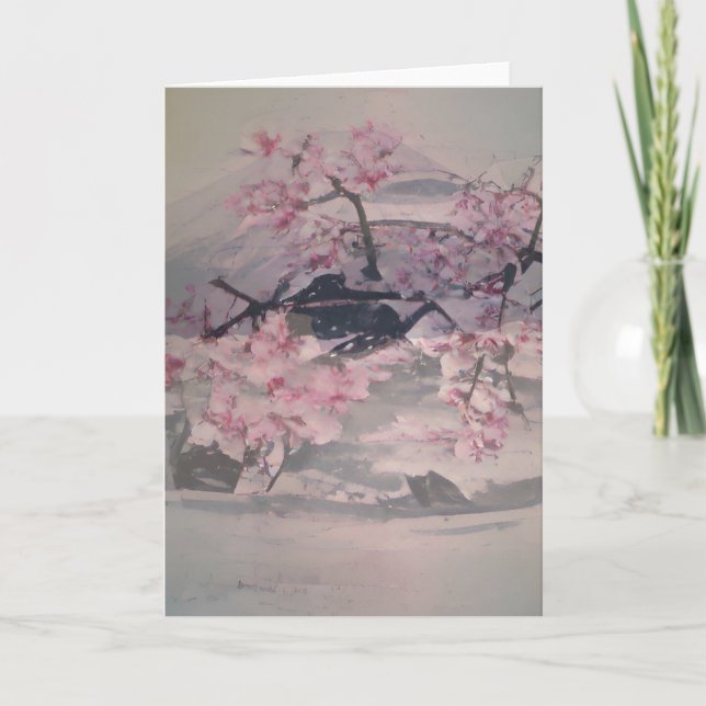 Fuji-san  note card (Front)