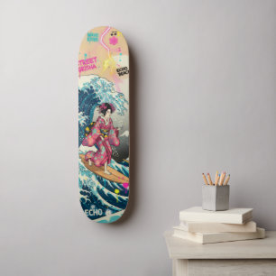 Fuji ＆Wave Skateboard Art – Japanese Spirit & Art