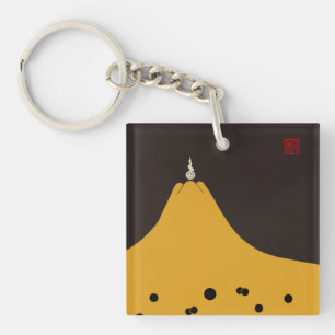 Fujigoshinkamonkurokirasya-Jinbaori Keychain