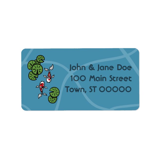 Fuku and Heiwa Address Label (Front)