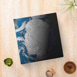 Ful Earth Showing Simulated Clouds Over Antarctica Binder