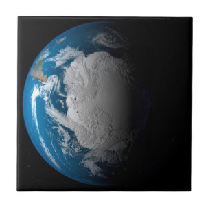 Ful Earth Showing Simulated Clouds Over Antarctica Tile