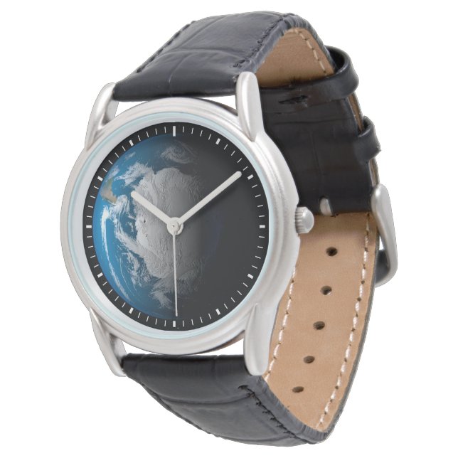 Ful Earth Showing Simulated Clouds Over Antarctica Watch (Angled)