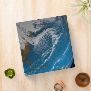 Ful Earth With Simulated Clouds Over North America Binder
